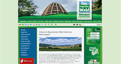 Desktop Screenshot of nationalpark-ferienland-bayerischer-wald.de